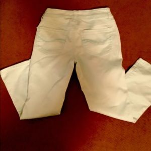 Mint green crop pants